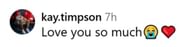 Makayla Timpson replies to Mariana Valenzuela's post. (Photo: @marianavm6 on IG)